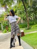 westory早秋新品粗高跟及膝高筒透明跟高靴长靴女W20DQ80091 商品缩略图4