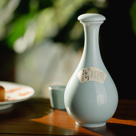 汝醉赖世纲茅酒12年陈酿汝窑玉壶春瓶