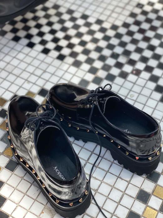 westory2020秋季新品麻底流苏松糕鞋厚底英伦小皮鞋女W20CM70271 商品图1