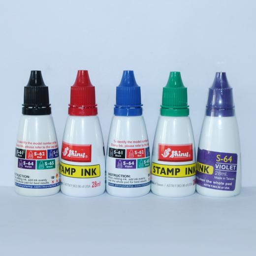 新力回墨章专用印油s-61~s-65红蓝黑绿紫色28ml 商品图2