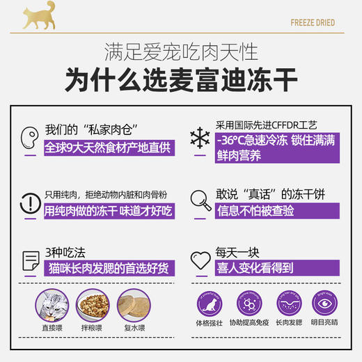 麦富迪冻干生肉饼28g 商品图4