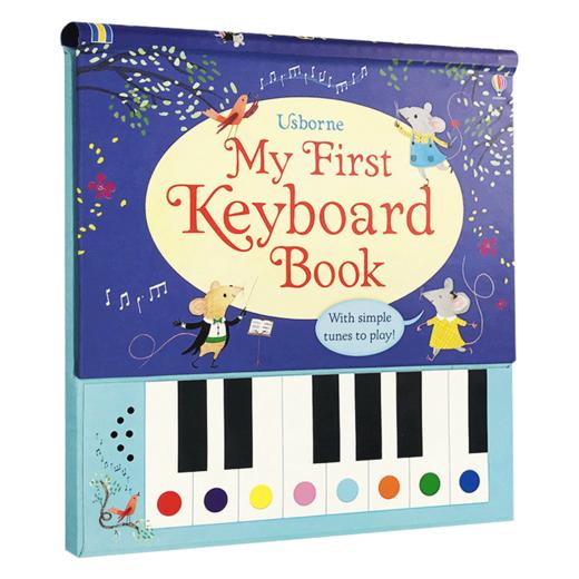 我的第1本钢琴书音乐发声书 英文原版 Usborne My First Keyboard Book Musical Books 儿童艺术音乐启蒙英语绘本 尤斯伯恩 商品图0