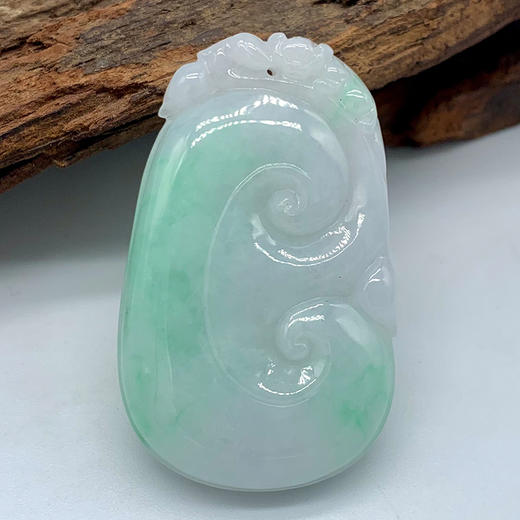 派瑞翡翠 翡翠如意 糯种 绿色 商品图3