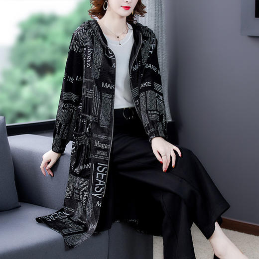 AHM  lry2117宽松遮肉气质时尚休闲开衫上衣【优】 商品图1