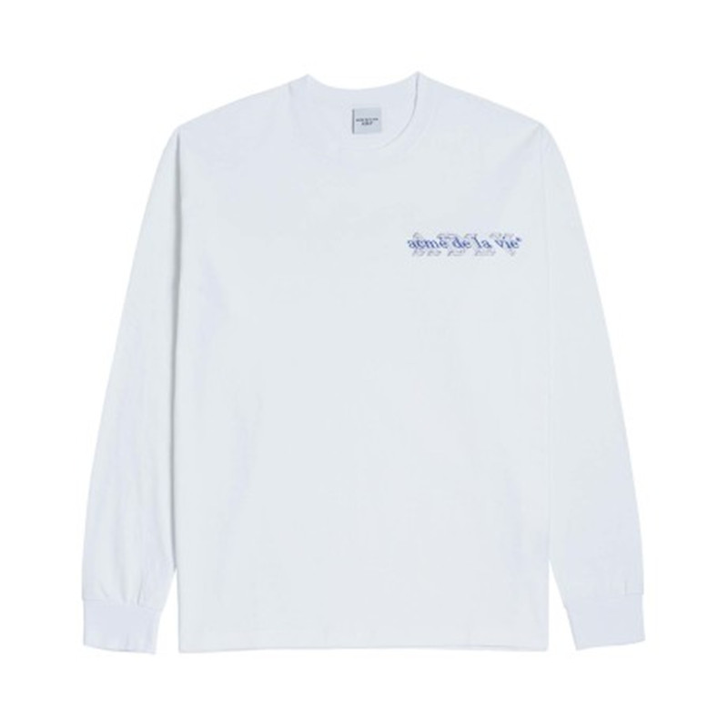 ACME DE LA VIE 3D LOGO LONG SLEEVE 长袖T恤 WHITEJPY带授权招加盟代理