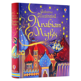 一千零一夜插图故事合集 英文原版 Usborne Illustrated Arabian Nights 9个故事 天方夜谭 精装全彩插画版 经典童话故事书