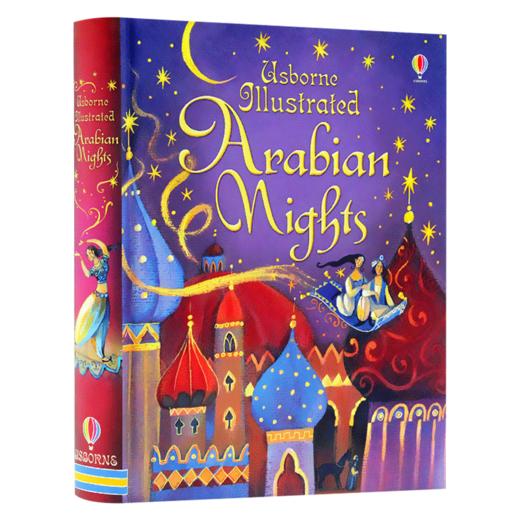 一千零一夜插图故事合集 英文原版 Usborne Illustrated Arabian Nights 9个故事 天方夜谭 精装全彩插画版 经典童话故事书 商品图0