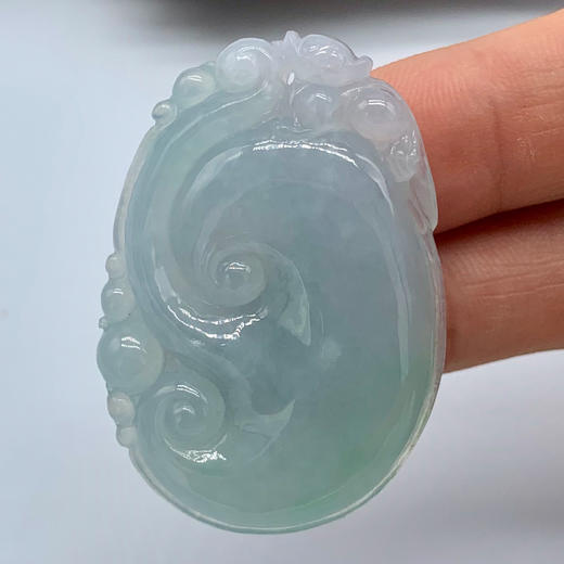 派瑞翡翠 翡翠如意 糯种 绿色 商品图2