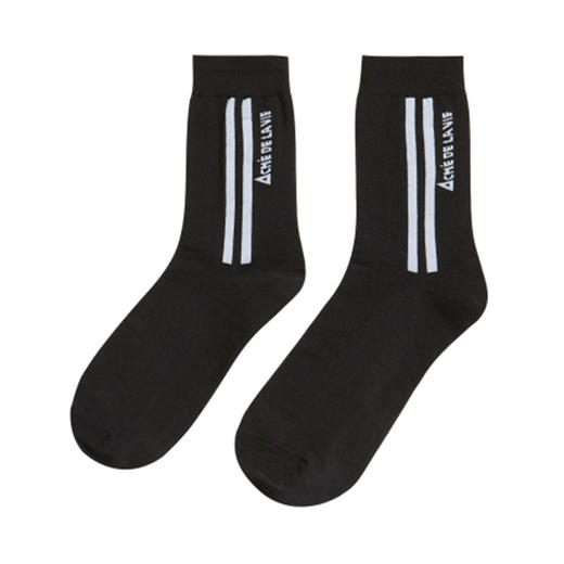 ACME DE LA VIE LINE SOCKS 男士袜子 BLACKJPY带授权招加盟代理 商品图0