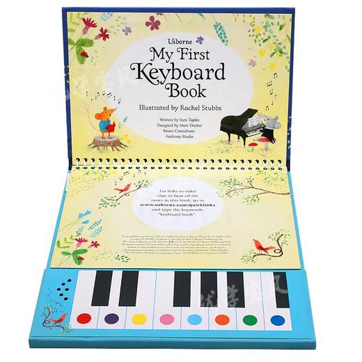我的第1本钢琴书音乐发声书 英文原版 Usborne My First Keyboard Book Musical Books 儿童艺术音乐启蒙英语绘本 尤斯伯恩 商品图3