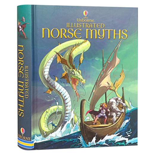 北欧神话插图故事合集 英文原版 Usborne Illustrated Norse Myths 尤斯伯恩 精装全彩插画版 小学生英语课外阅读书籍 英文版 商品图0