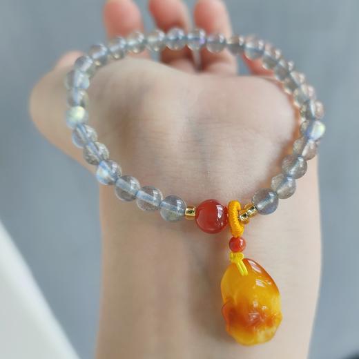 灰月光单圈手串 商品图0