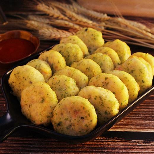 【鱼香海苔虾饼】500g/袋  速冻熟制品 商品图0