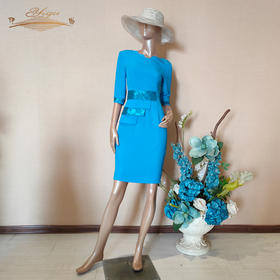 【特惠】YIQU丨“阳光一夏”连身裙（天蓝）