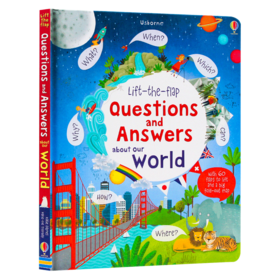 问与答 关于我们的世界 英文原版 Usborne Questions And Answers About Our World 百科翻翻书 英文版儿童科普绘本 英语书籍