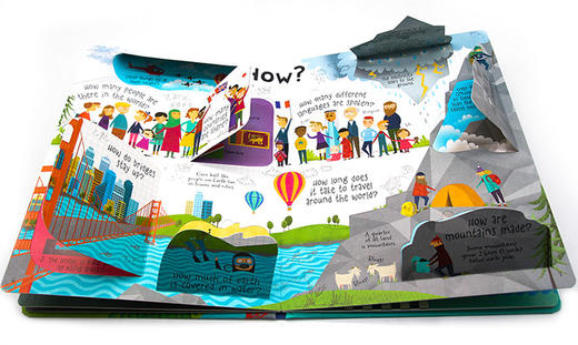 问与答 关于我们的世界 英文原版 Usborne Questions And Answers About Our World 百科翻翻书 英文版儿童科普绘本 英语书籍 商品图2