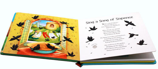 童谣伴奏奇妙触摸发声书 英文原版 Musical Nursery Rhymes Usborne 尤斯伯恩 儿童英语启蒙绘本 含7首经典欧美童谣 英文版 商品图3