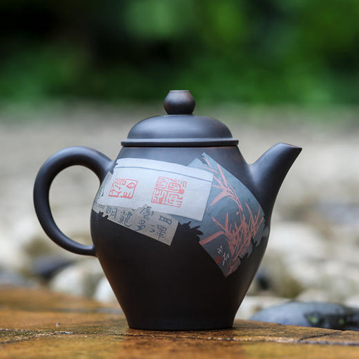少石 残帖大茶壶 商品图0