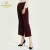 乔万尼新款立体剪裁简洁舒适通勤干练气质显瘦显腿长阔腿裤ES3F565 商品缩略图2