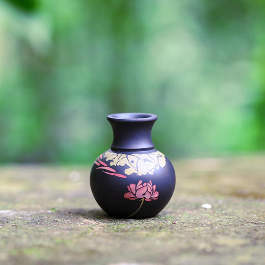 段栗（少石）紫陶盖置 商品图0