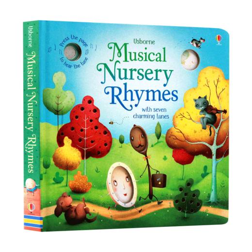童谣伴奏奇妙触摸发声书 英文原版 Musical Nursery Rhymes Usborne 尤斯伯恩 儿童英语启蒙绘本 含7首经典欧美童谣 英文版 商品图0