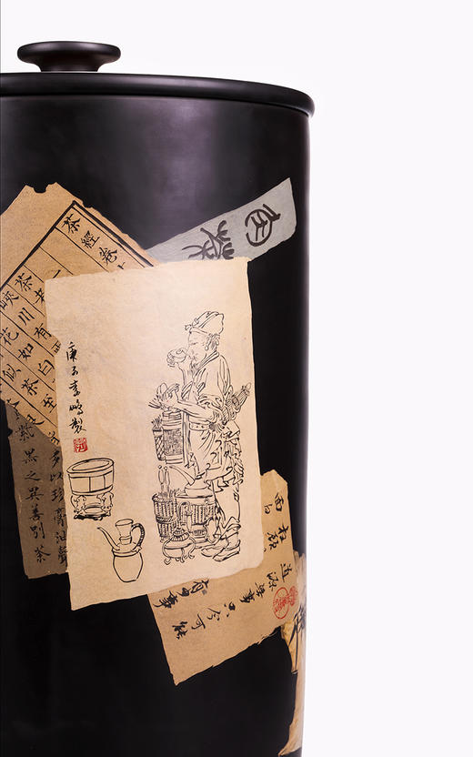 紫器丹青 残帖茶缸 商品图3