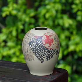 段栗（少石） 残贴小花器