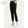 乔万尼新款休闲黑色显瘦铅笔裤时尚百搭修身显腿长九分休闲裤ES3F530 商品缩略图1