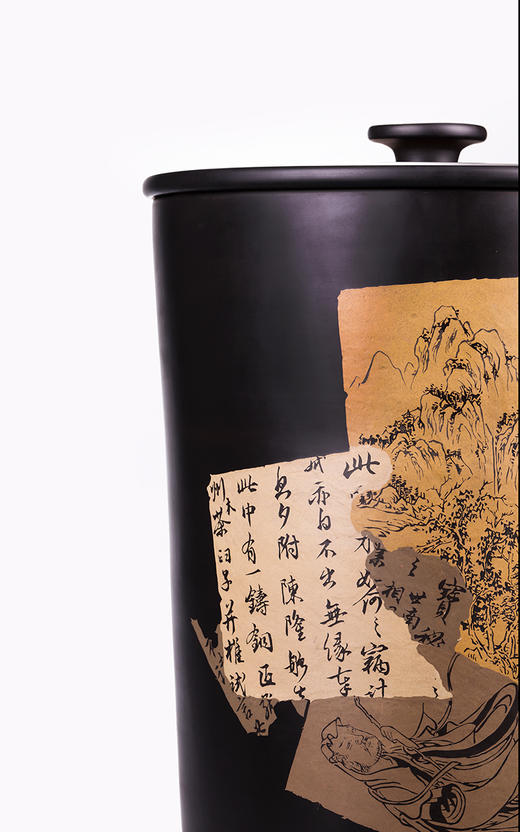 紫器丹青 残帖茶缸 商品图1