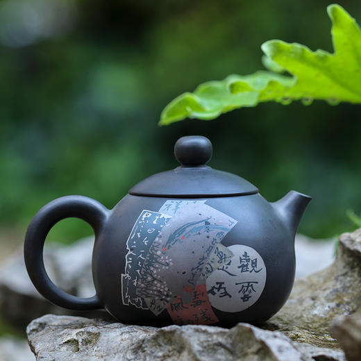 少石 残帖大茶壶 商品图0