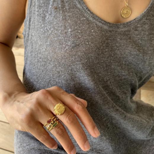 北京仓｜ Monsieur-Marius-粉色碧玺 戒指［法国设计师］ 商品图2