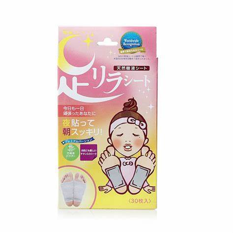 日本 树之惠足贴 30片 中村足美人天然树液脚贴艾草美容睡眠 商品图2