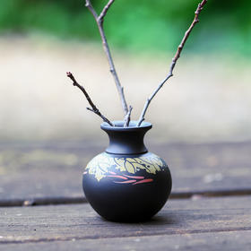 段栗（少石）紫陶盖置