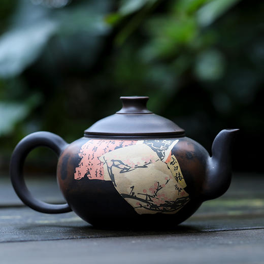 少石 残帖 中型茶壶 商品图0