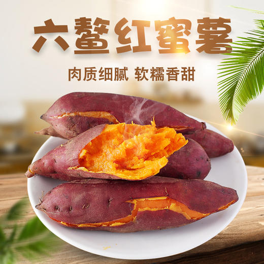 正宗福建六鳌红薯 新鲜现挖香甜沙地蜜番薯红苕地瓜 3斤/5斤/9斤装 商品图0