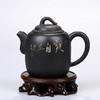 赵航 菩萨紫陶壶（一对） 商品缩略图1