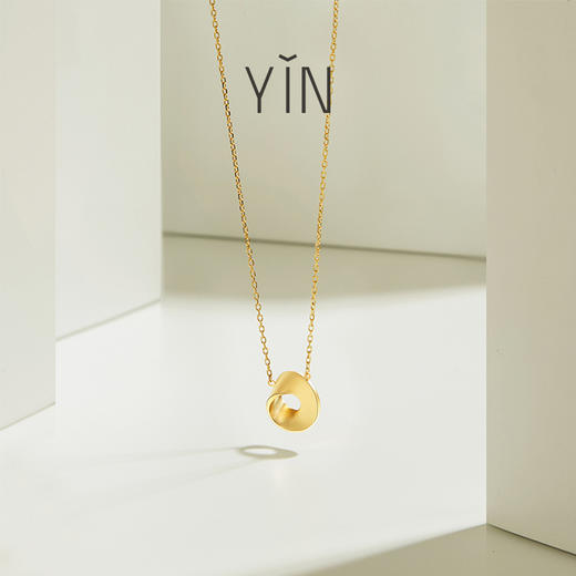 「隐」莫比乌斯环亮面长项链 商品图1