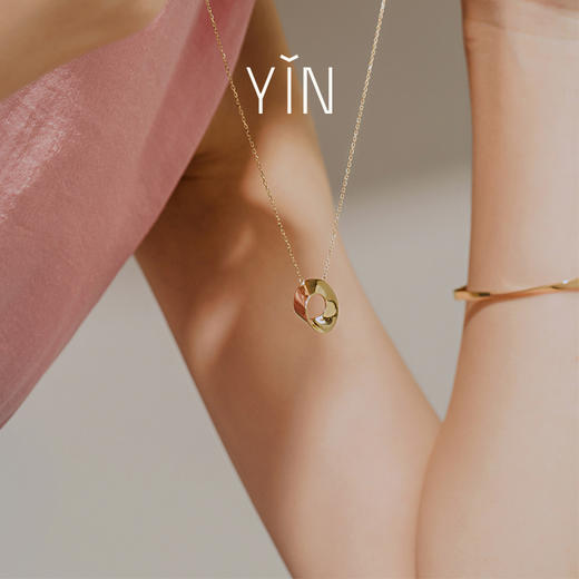 「隐」莫比乌斯环亮面长项链 商品图3