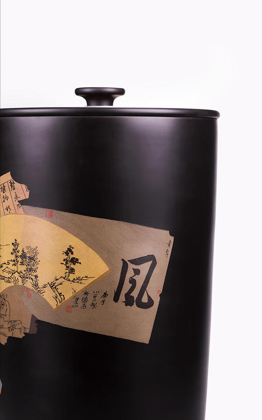 紫器丹青 残帖茶缸 商品图3