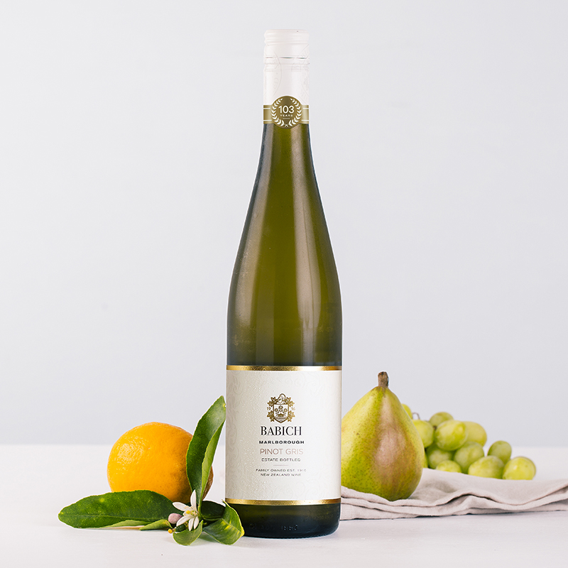Babich马尔堡灰皮诺白葡萄酒750ml 新西兰原装进口百碧祺葡萄酒