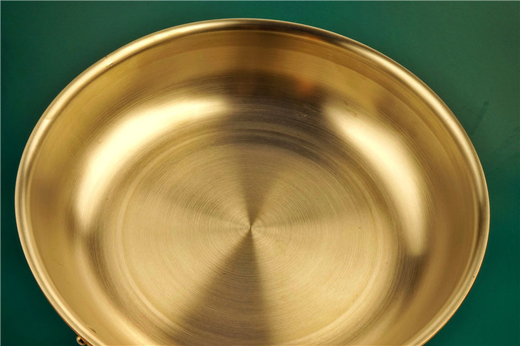 进口日本新光堂纯铸铜锅雪平锅炒菜锅奶锅煮面锅家用汤锅泡面锅口径18