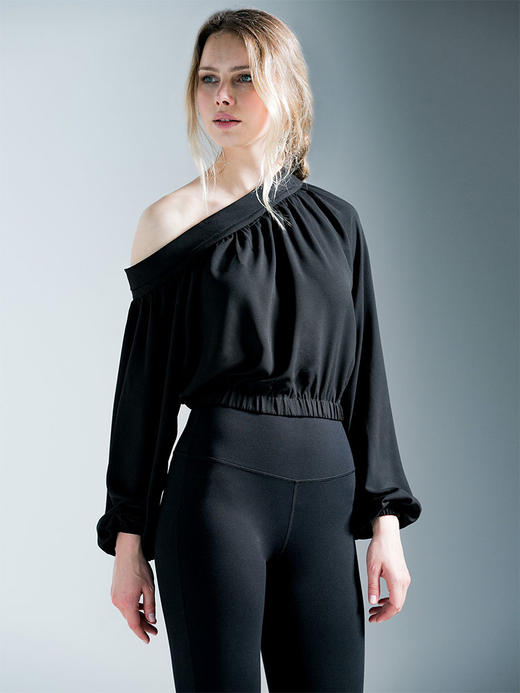 aumnie雪纺露肩上衣offshoulderchiffontop