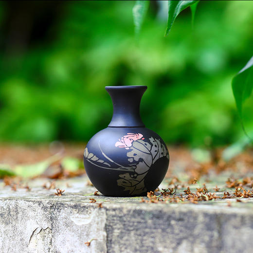 段栗（少石）紫陶盖置 商品图0