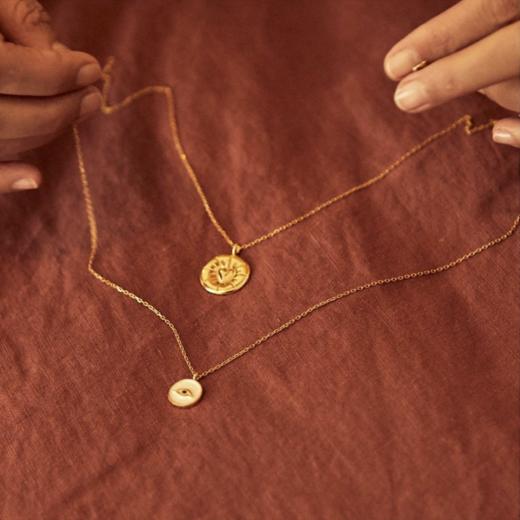 北京仓｜ Monsieur-Fella-雕刻徽章 项链［法国设计师］ 商品图5