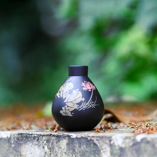 段栗（少石）紫陶盖置 商品图0