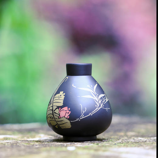 段栗（少石）紫陶盖置 商品图0