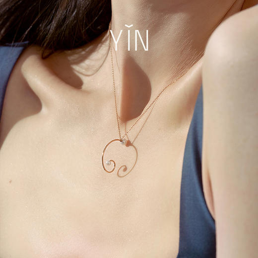 「因」黄金分割系列 螺旋项链 商品图3