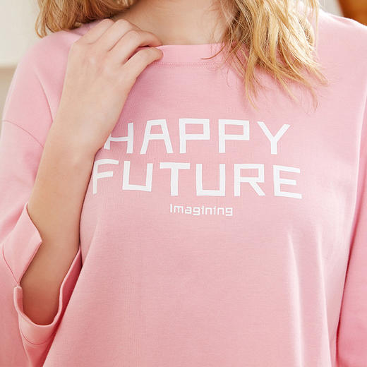 【清仓特惠】爱帝纯棉女式七分袖家居服套装 商品图1