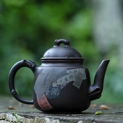 少石 残帖大茶壶 商品图0