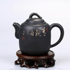 赵航 菩萨紫陶壶（一对） 商品缩略图1